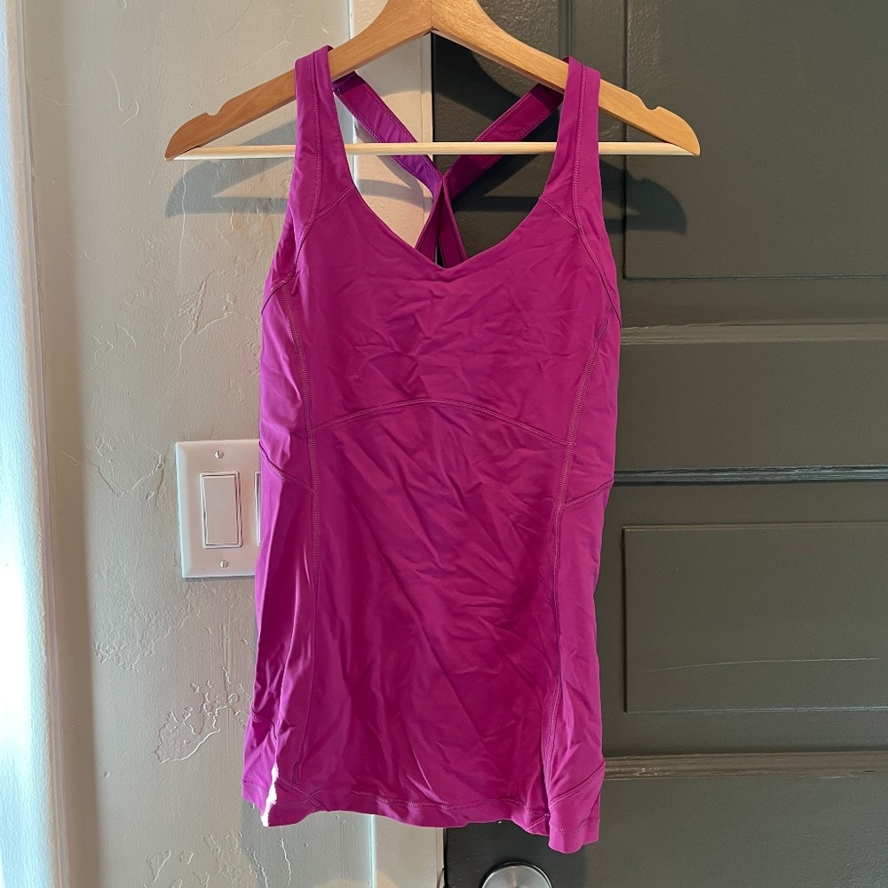 Hot Pink Lululemon Tank top